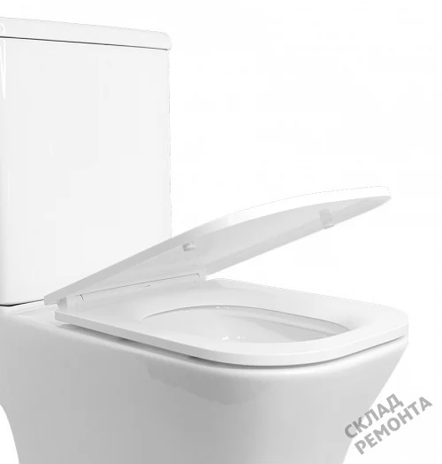 Фото Унитаз компакт напольный Calypso CS4852UQ-OK безободковый купить в Барнауле: цена, описание, фото. Интернет-магазин 4