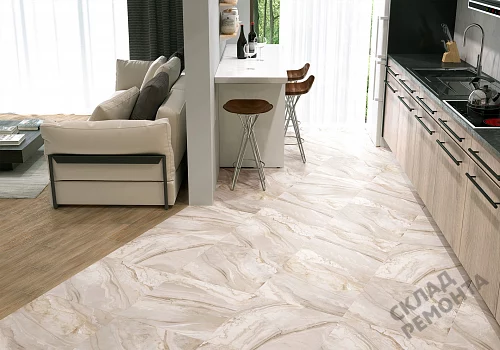 Фото Керамогранит лаппатированный Alma Ceramica Мэджик GFU04MGC47L серый 600*600*9 – купить в Барнауле: цена, описание, фото. Интернет-магазин 2