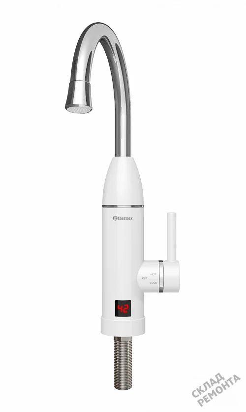 Фото Водонагреватель проточный Thermex Hotty 3000, 3 кВт – купить в Барнауле: цена, описание, фото. Интернет-магазин 1