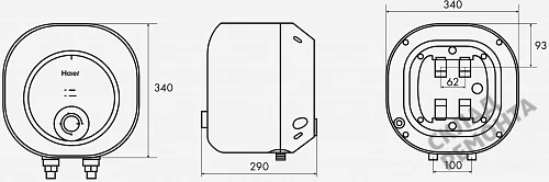 Фото Водонагреватель накопительный Haier ES10V-MQ1, 10 л – купить в Барнауле: цена, описание, фото. Интернет-магазин 6