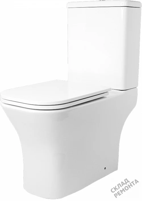 Фото Унитаз компакт напольный Calypso CS4852UQ-OK безободковый купить в Барнауле: цена, описание, фото. Интернет-магазин 2