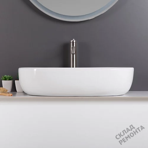 Фото Раковина накладная BelBagno BB1084 60 см купить в Барнауле: цена, описание, фото. Интернет-магазин 3