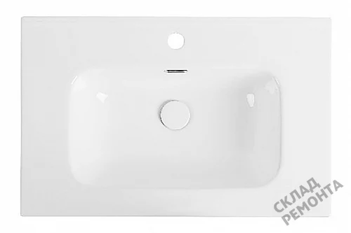Фото Раковина на тумбу Aquanet Flat 70 (284027), 71 см купить в Барнауле: цена, описание, фото. Интернет-магазин 1
