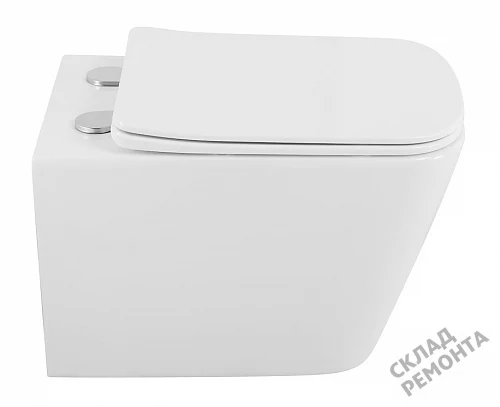 Фото Унитаз подвесной BelBagno Due 2.0 BB7107CHR/SC безободковый купить в Барнауле: цена, описание, фото. Интернет-магазин 3